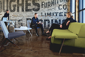 space to relax with clients